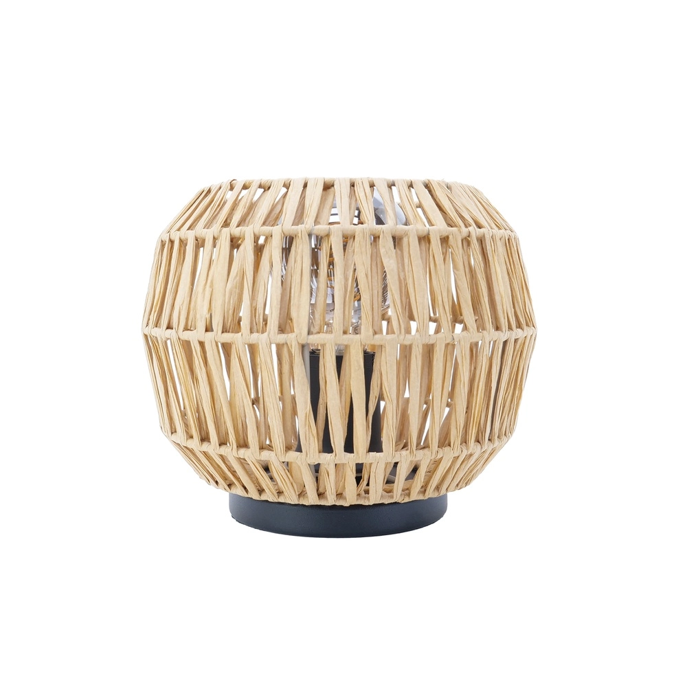 Tischleuchte aus Rattan Sheldon Ø 21cm Eglo 9008606359806