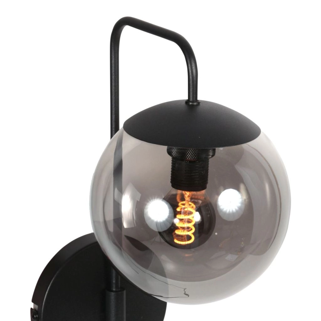 Wandlampe Bollique Schwarz Steinhauer 8712746184716