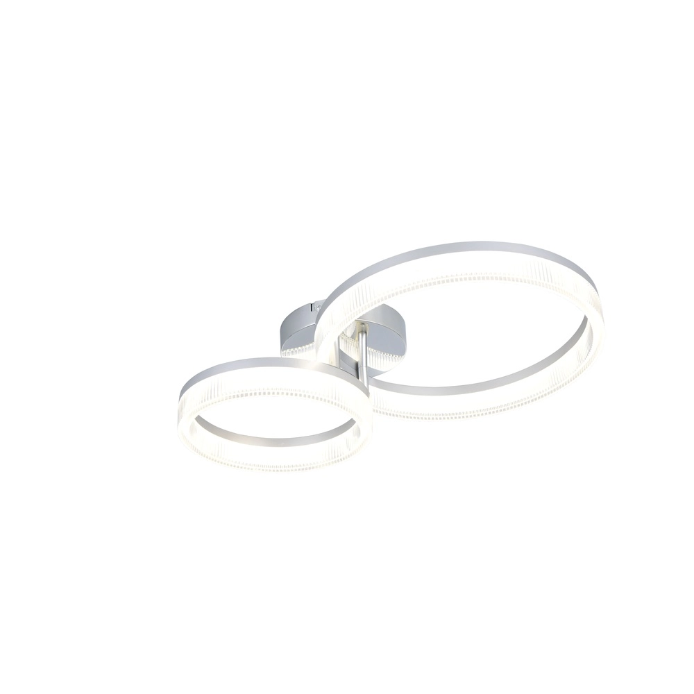 Moderne Deckenlampe Mova S-Chrom Trio 4017807682175
