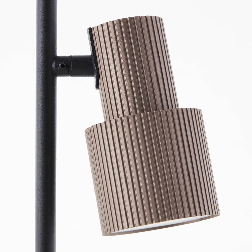 Designer-Tischlampe Cadiz Schwarz mit Bronze Brilliant 4004353446917