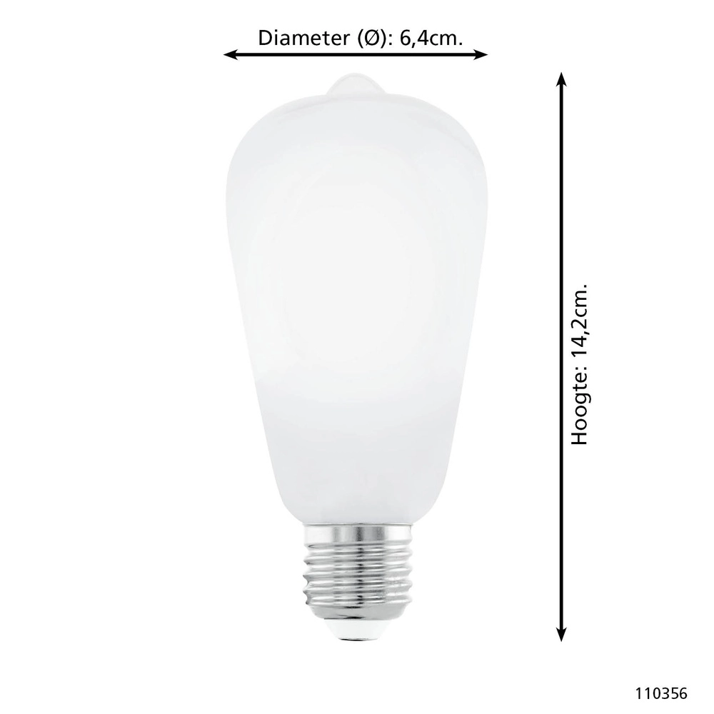 LED-Lampenkugel Zigbee E27 7,5 W - 806 lm - 3000 K - ST64 Eglo 9008606362080