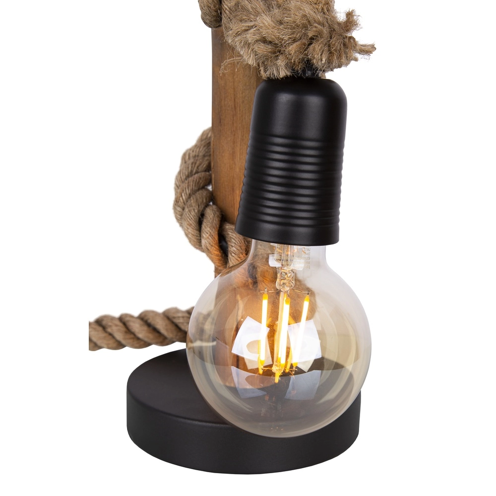 Holztischlampe Nerida Mit Seil Globo 9007371475636