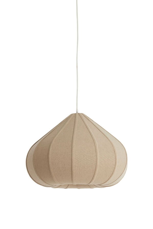 Cremefarbene Pendelleuchte Zubeda Ø 50cm Light & Living 8717807763718