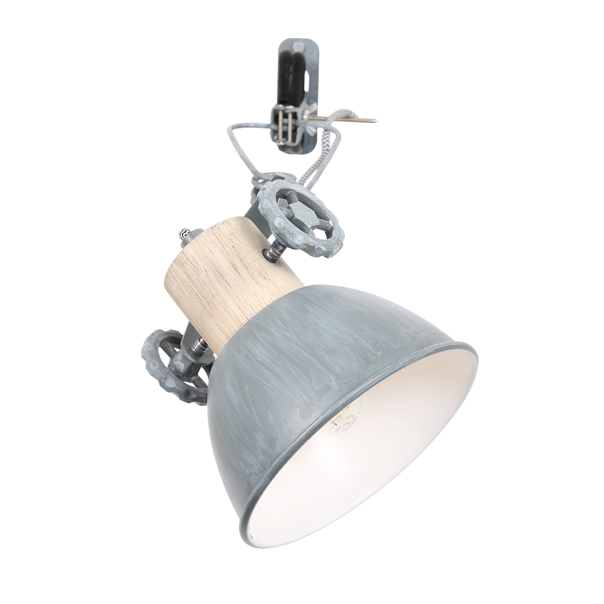 Klemmstelle Gearwood Zinkgrau mit Holz Steinhauer 8712746133776
