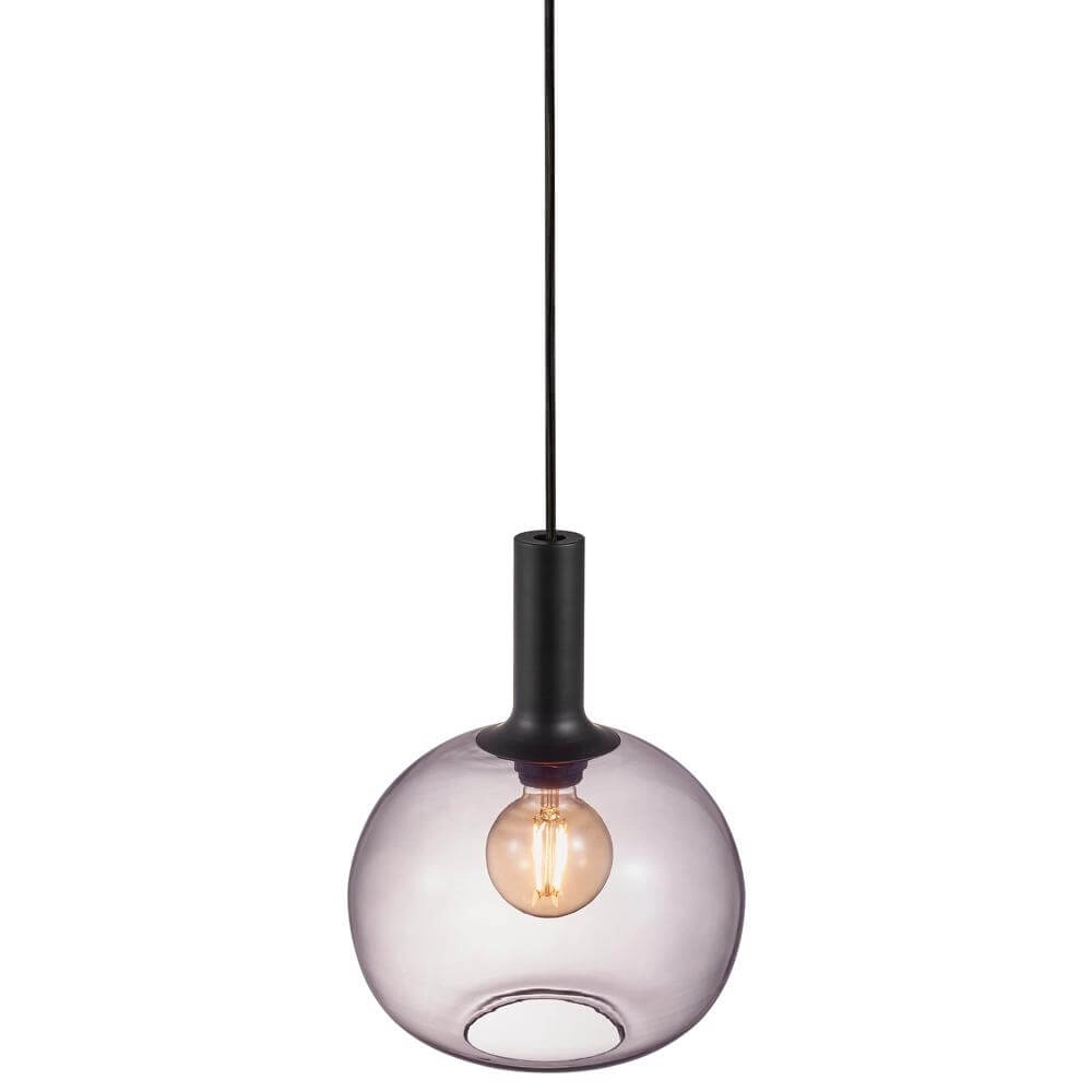 Pendelleuchte aus Glas Alton Kugel Ø 25cm Rauchglas Nordlux 5701581452688
