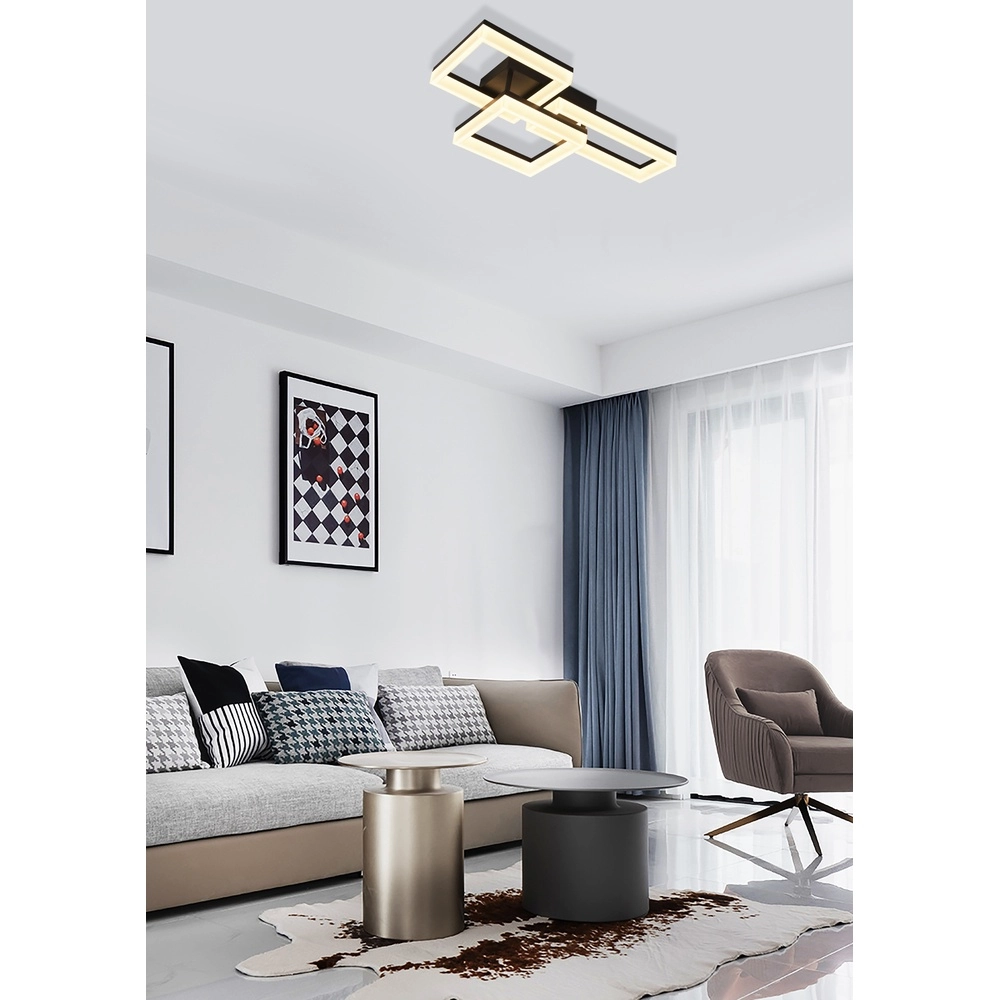 Wandleuchte Wall schwarz Searchlight 5053423299563
