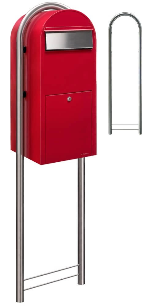 Briefkasten Jumbo 3001 i Hellrot Bobi 6417237026187