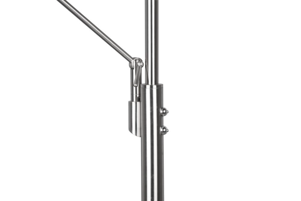 Große LED-Leseleuchte Franklin Edelstahl Trio 4017807525274