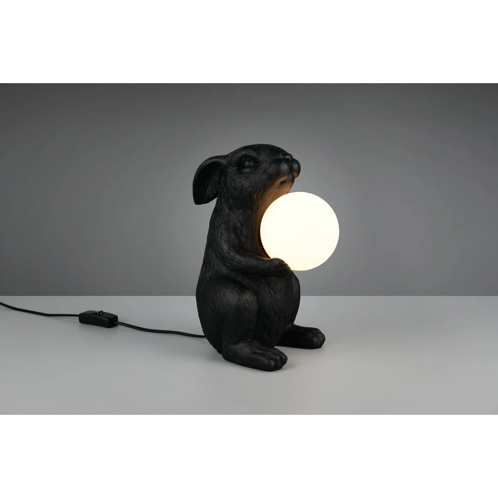 Tischlampe Rabbit schwarz Trio 4017807667882