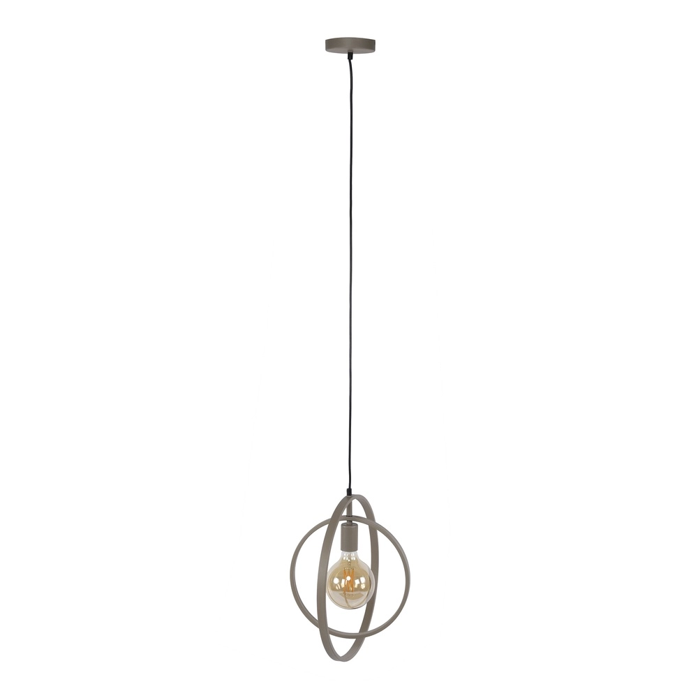 Moderne Pendellampe Ø 40cm Turn Sandbraun Lyora 8716803513112