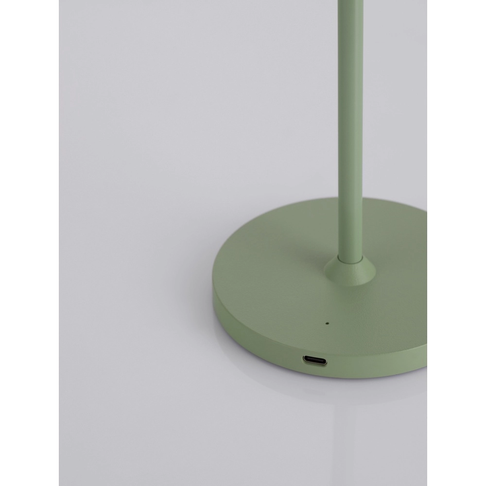 Wiederaufladbare Tischleuchte Seina Olive Lyora 5212017444448