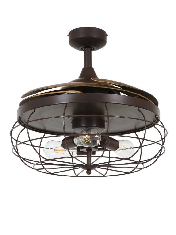 Industrieller Deckenventilator mit Holz Fanway Industri Ø 122cm Beacon 9333509143963