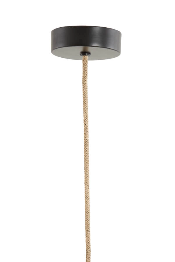 Japandi Pendelleuchte Makassar braun Ø 50cm Light & Living 8717807706463
