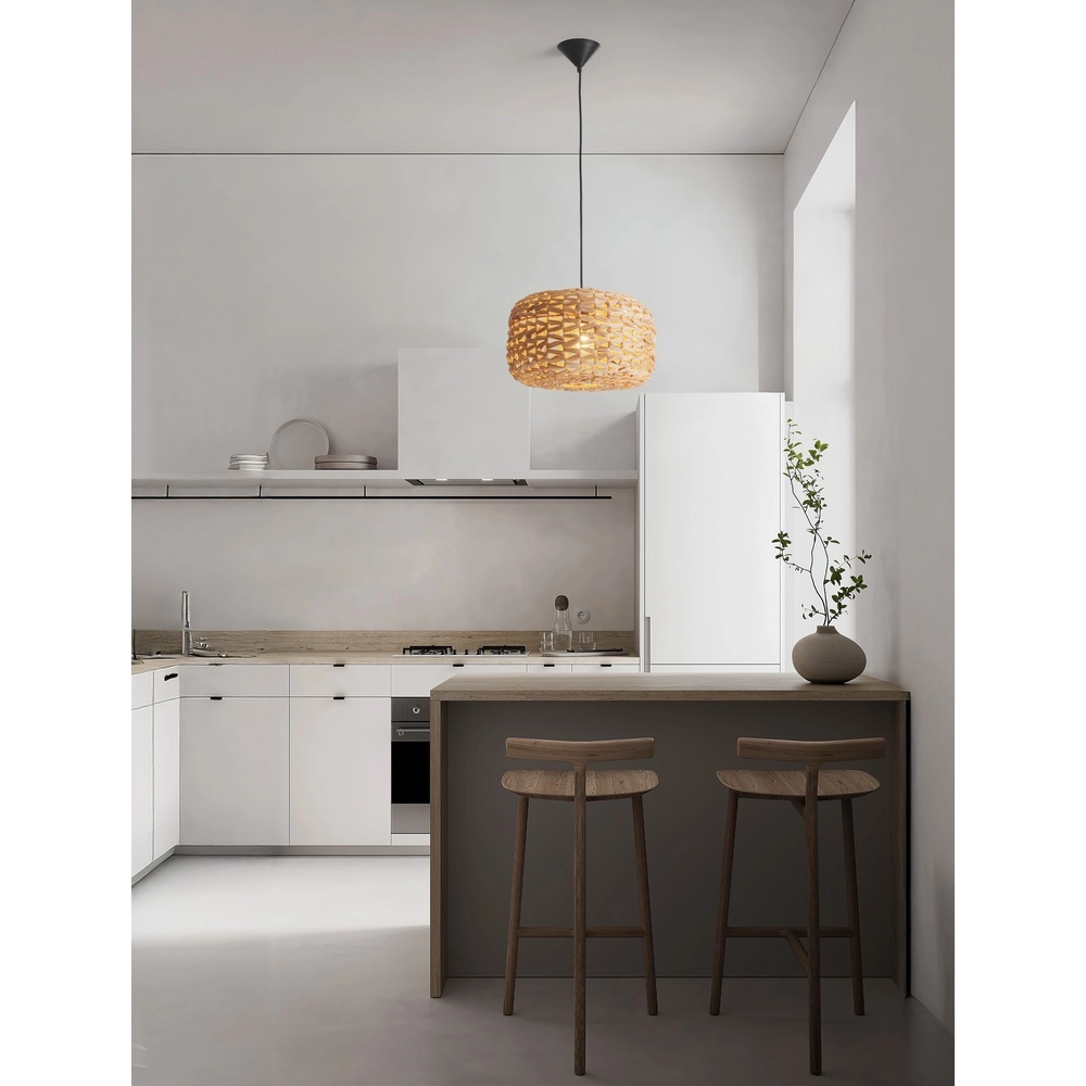 Pendelleuchte Ponn Ø 40cm Rattan Lyora 5212017477521