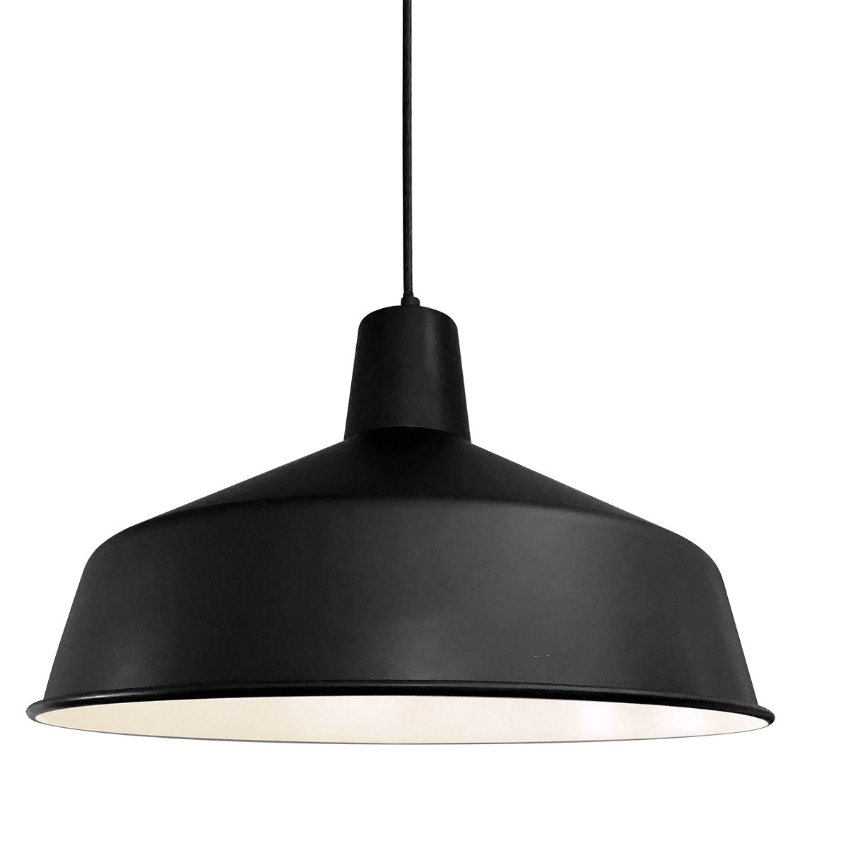 Ländliche Hängelampe Blackmoon Ø 40cm Steinhauer 8712746131000