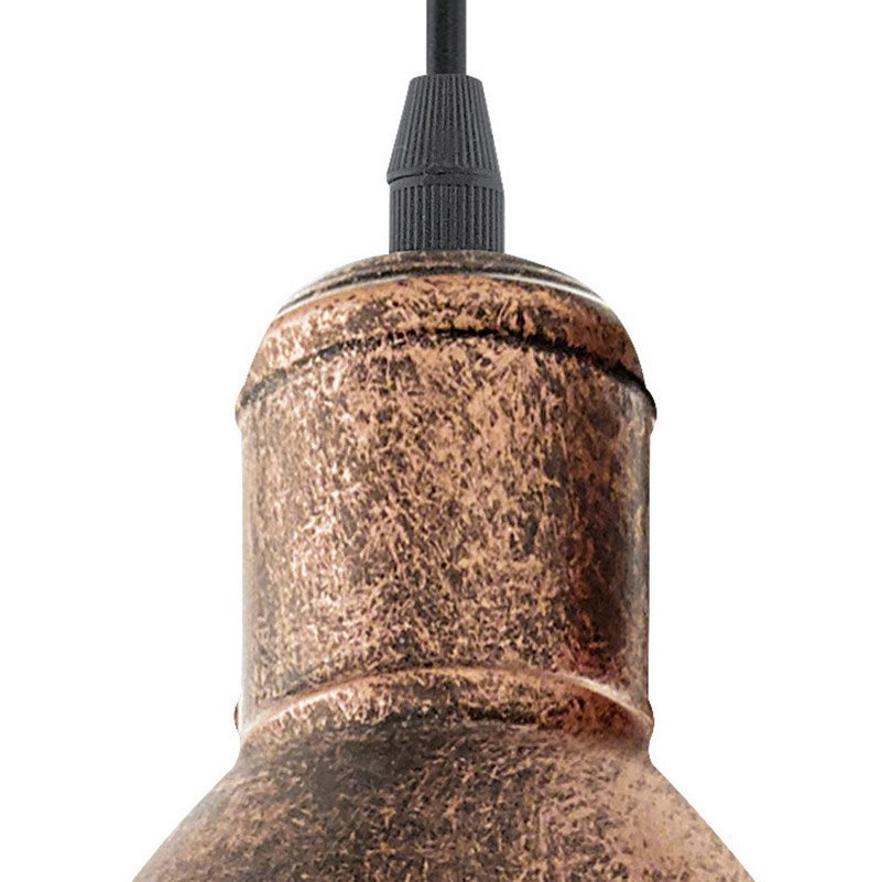Pendelleuchte Priddy Shuttlebraun braun Eglo 9002759494926
