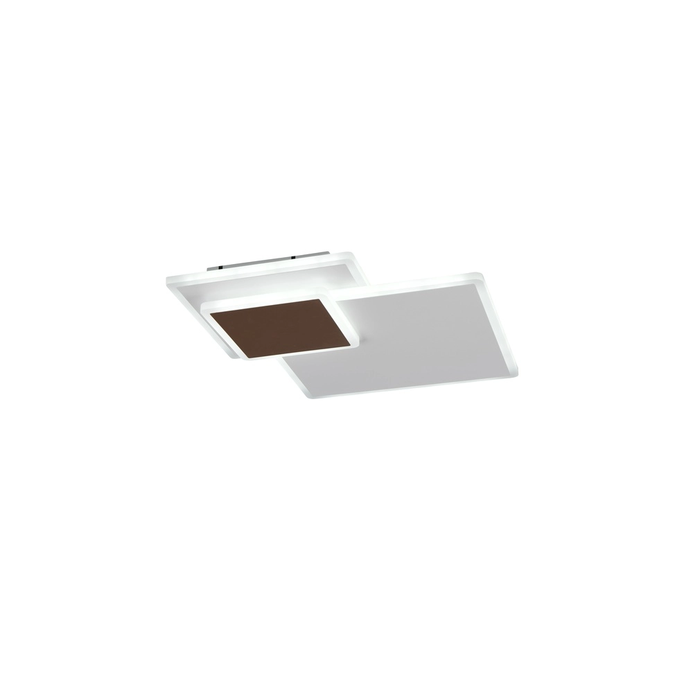 Quadratische Deckenlampe Serea Weiß Trio 4017807703788