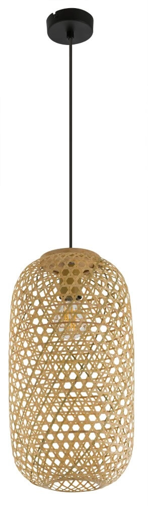 Hängelampe aus Rattan Mirena Ø 22cm Globo 9007371406555