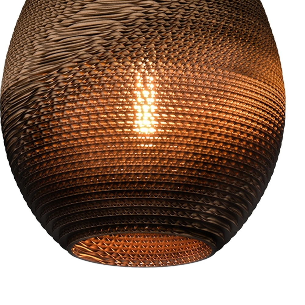 Stehlampe Carta Pineapple Think-paper Shade Cocoa Ø 29cm Masterlight 8718121438504