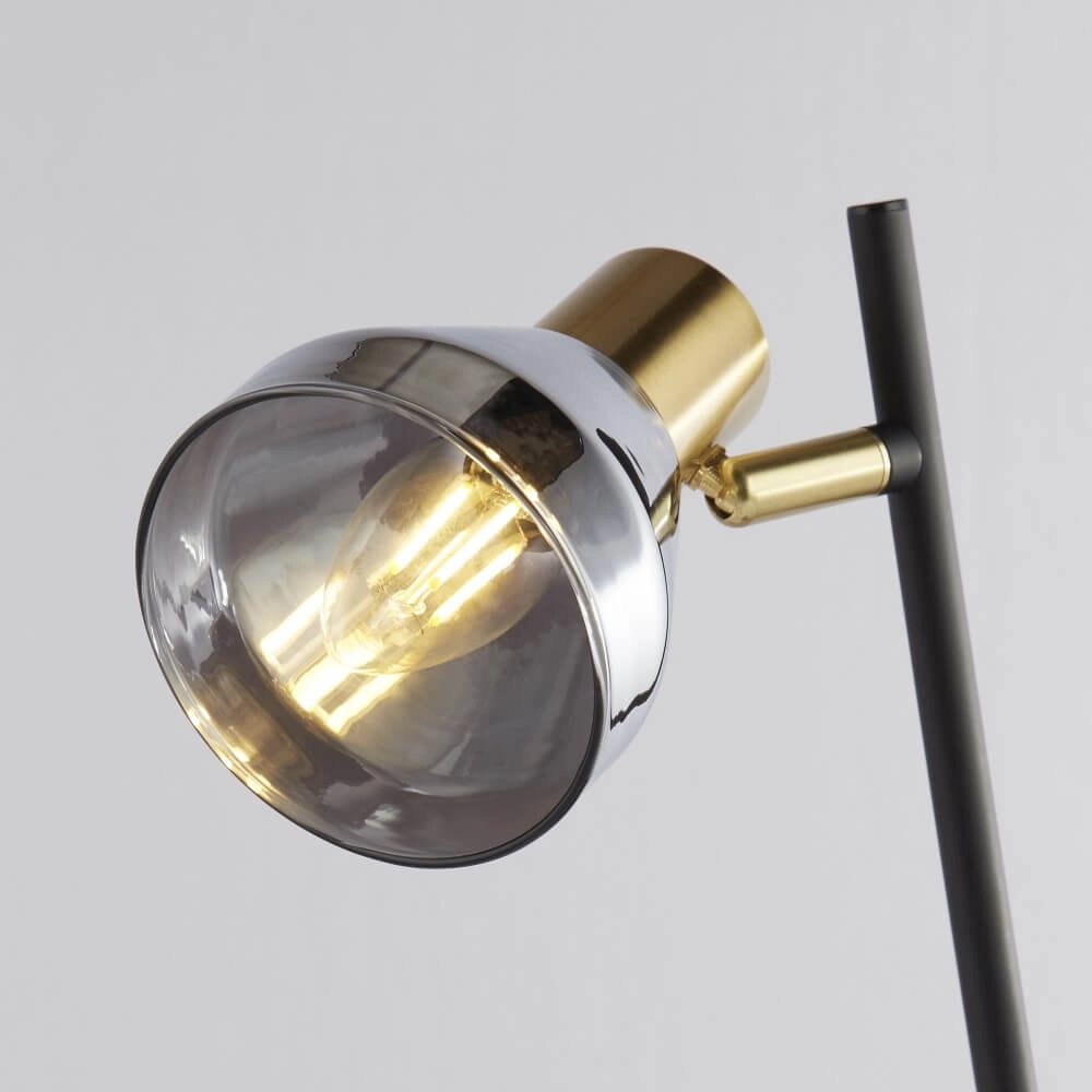 Schreibtischlampe Westminster schwarz mit gold Searchlight 5053423227931