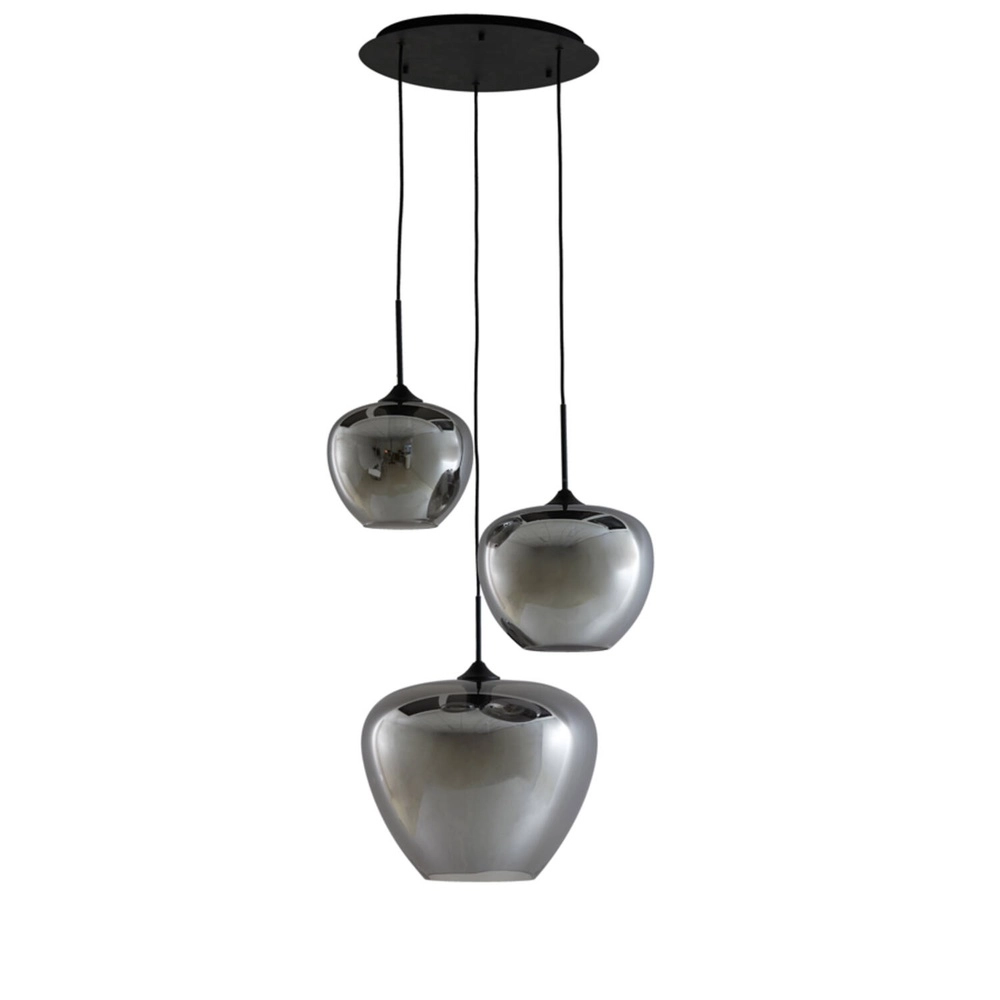 Pendellampe Mayson 3-Licht Rauch