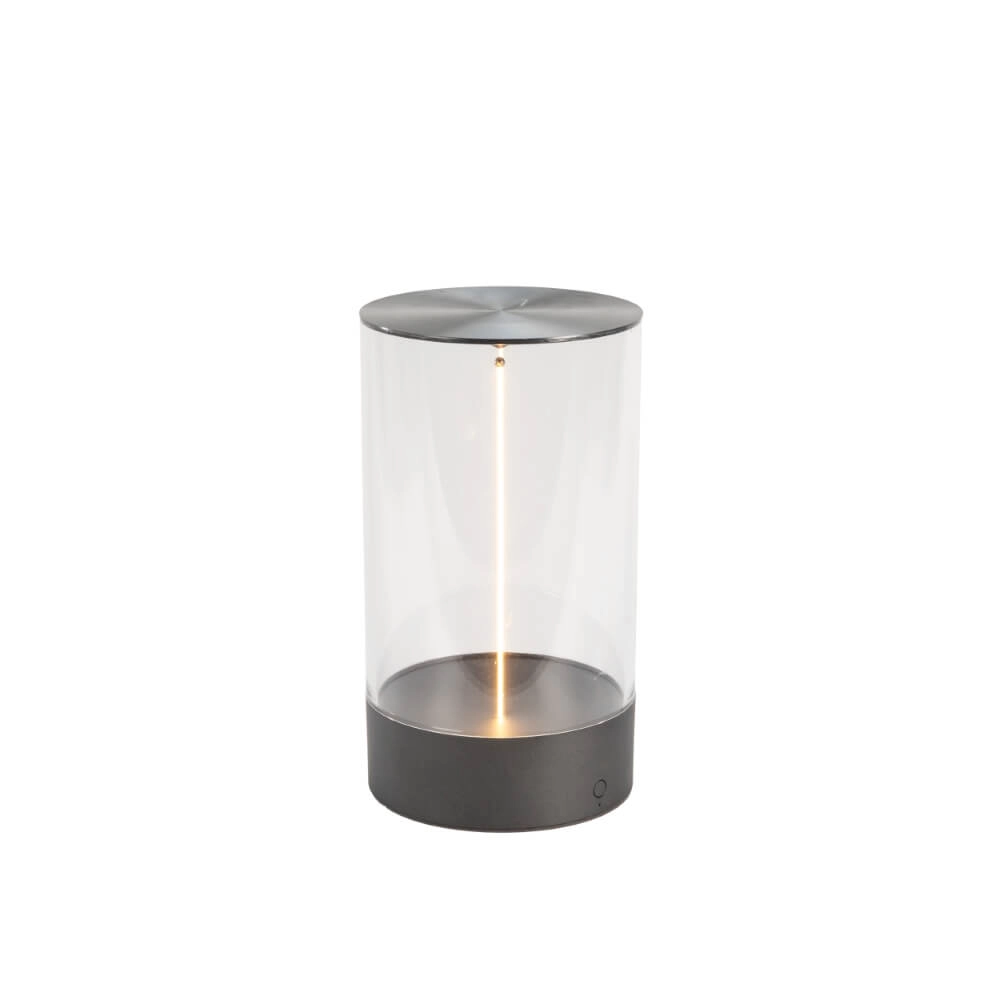 Wiederaufladbare Lampe Edison M anthrazit KonstSmide 7318307848373