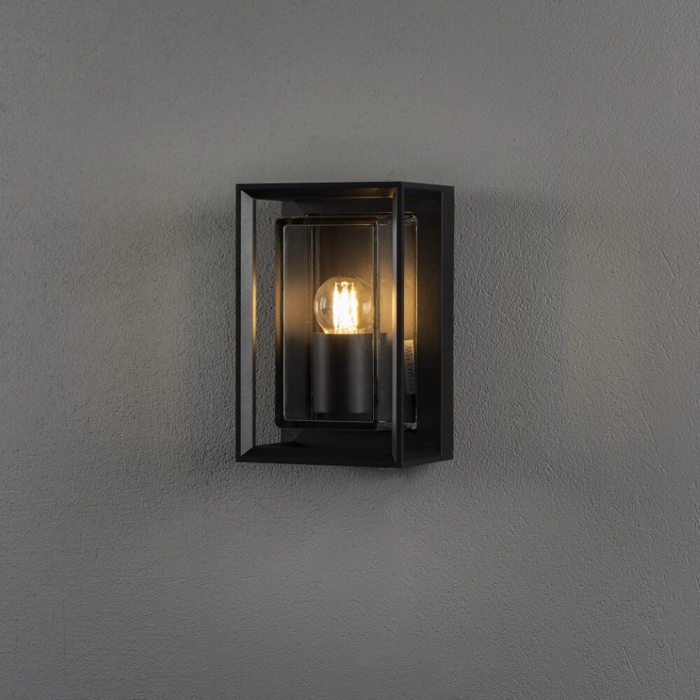 Ländliche Wandlampe Brindisi Schwarz KonstSmide 7318307886757