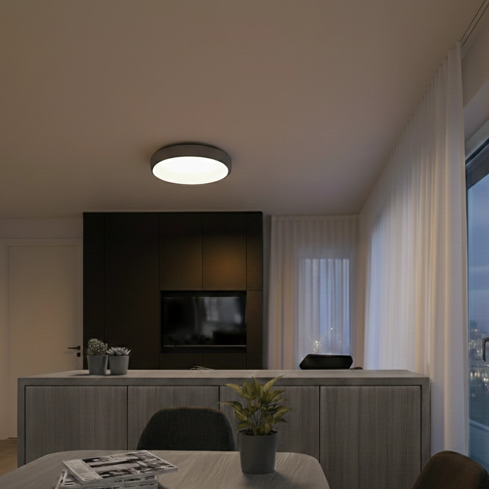 Deckenlampe Albi grau Ø 41cm