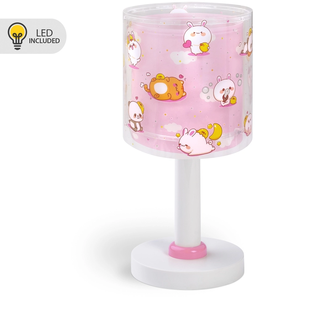 Tischleuchte für Kinder Kawaii Friends Pinkes Leuchten im Dunkeln Dalber 8420406002200