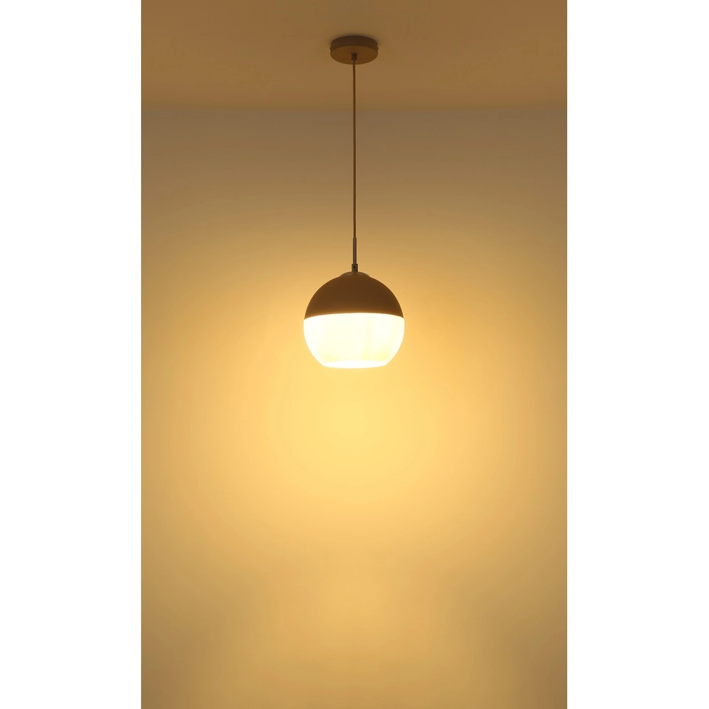 Pendelleuchte Ragusa sandbraun Ø 25cm Globo 9007371572786