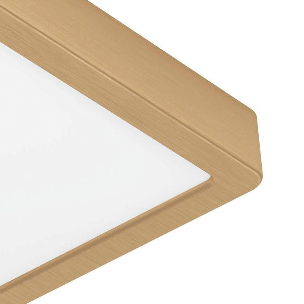 Deckenleuchte aus Messing Fueva 5 21 x 21 cm Eglo 9008606229581