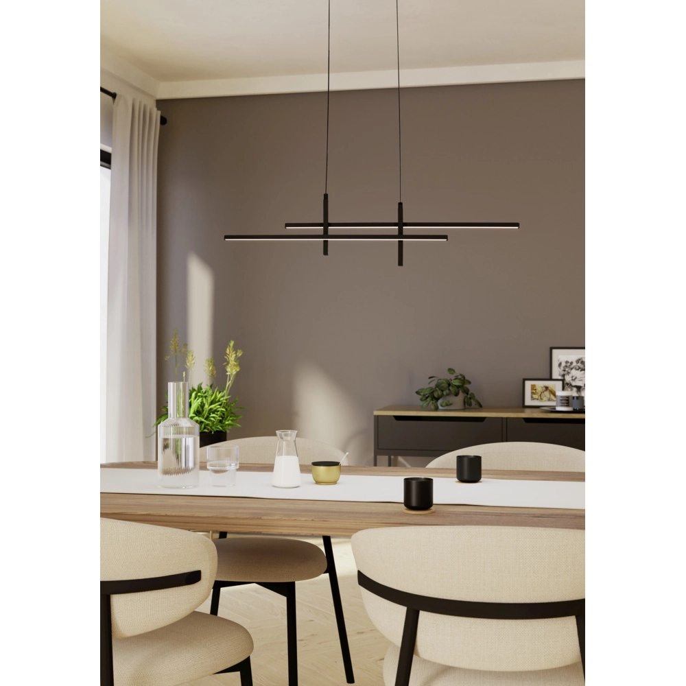 Design-Pendelleuchte Trepiliano schwarz Eglo 9008606356652