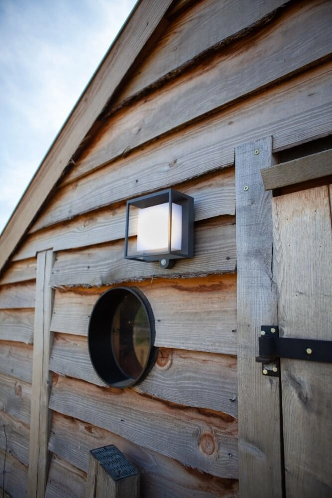 Solar wall lamp Curtis anthracite Lutec 6939412010052