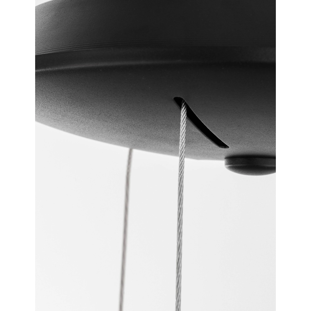 Pendelleuchte Rando Thin schwarz Ø 38cm Lyora 5212017420152