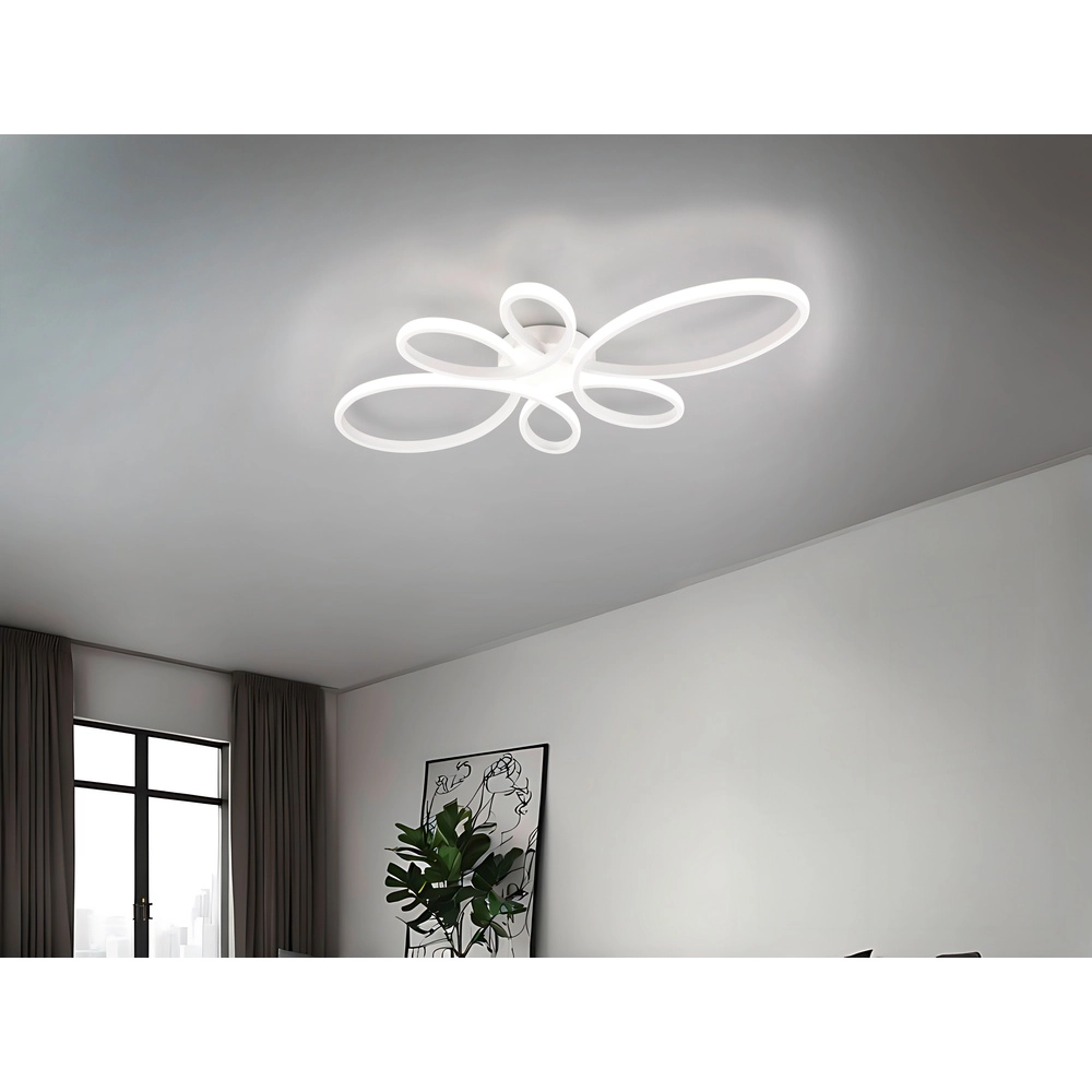 Design-Deckenleuchte Fly weiß Trio 4017807600858