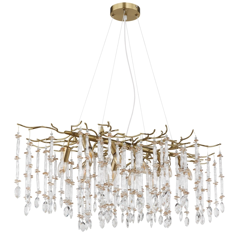 Pendellampe Gloria 100 cm Gold Globo 9007371578993