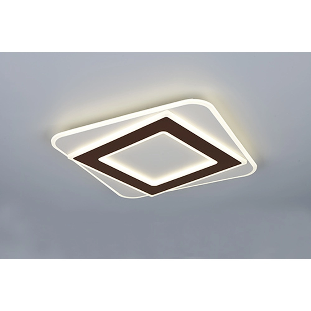 Deckenlampe Yomi Quadratischer Mocha Brown Trio 4017807704273