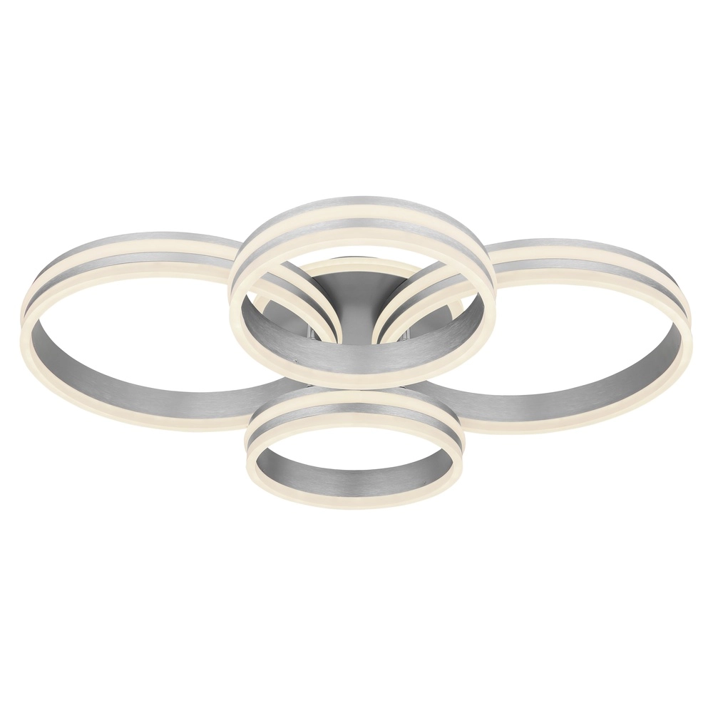 Deckenlampe Rubio Graue 4 Ringe
