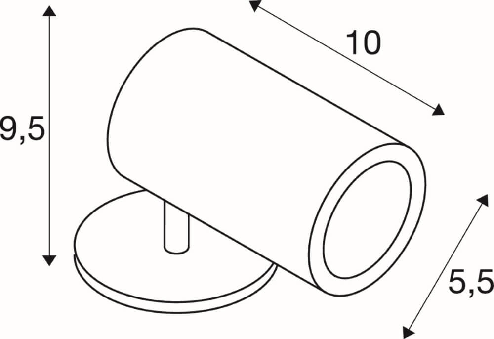 Stehender Außenstrahler Helia 6,5 W SLV 4024163190275