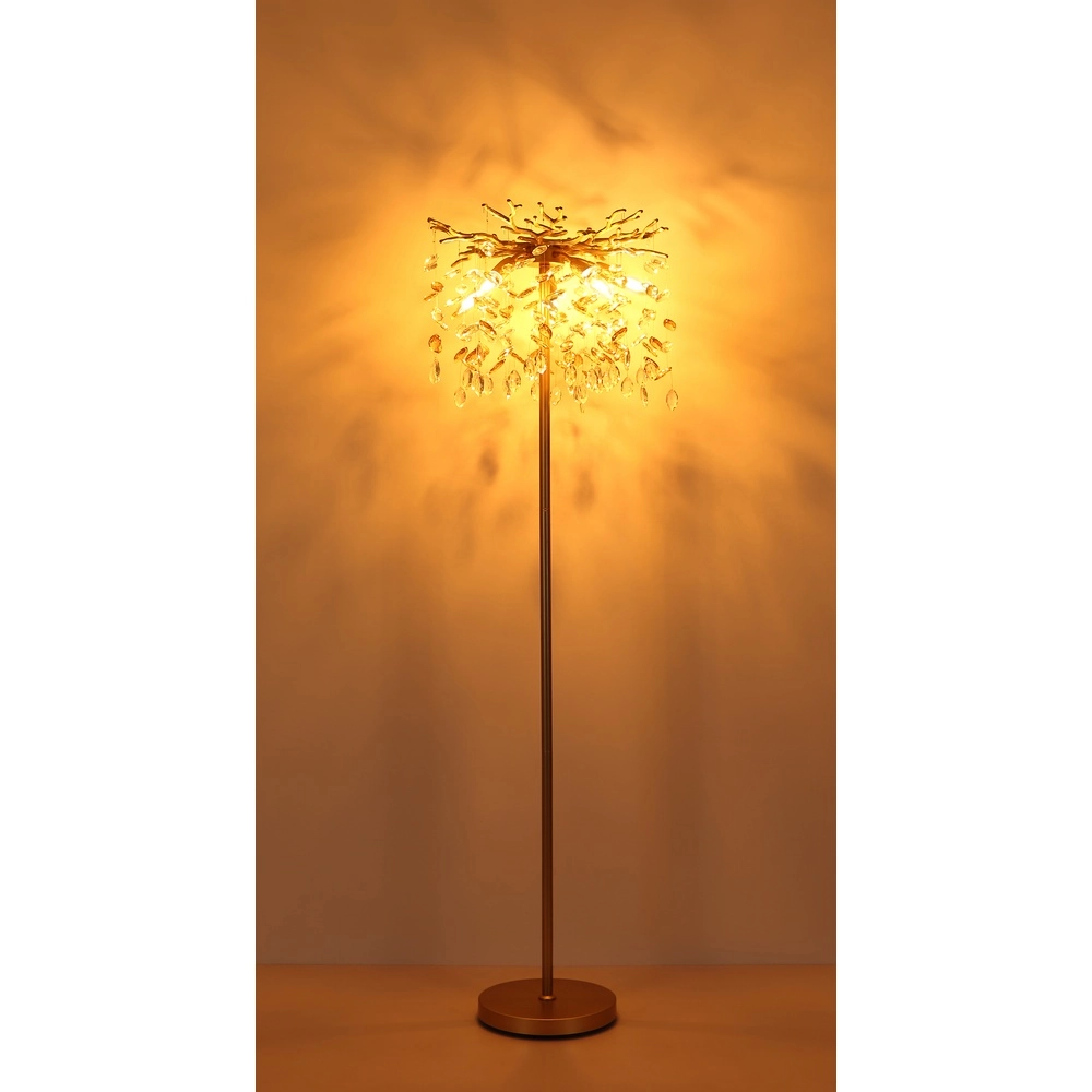 Stehlampe Queena gold Ø 46 cm Globo 9007371533688