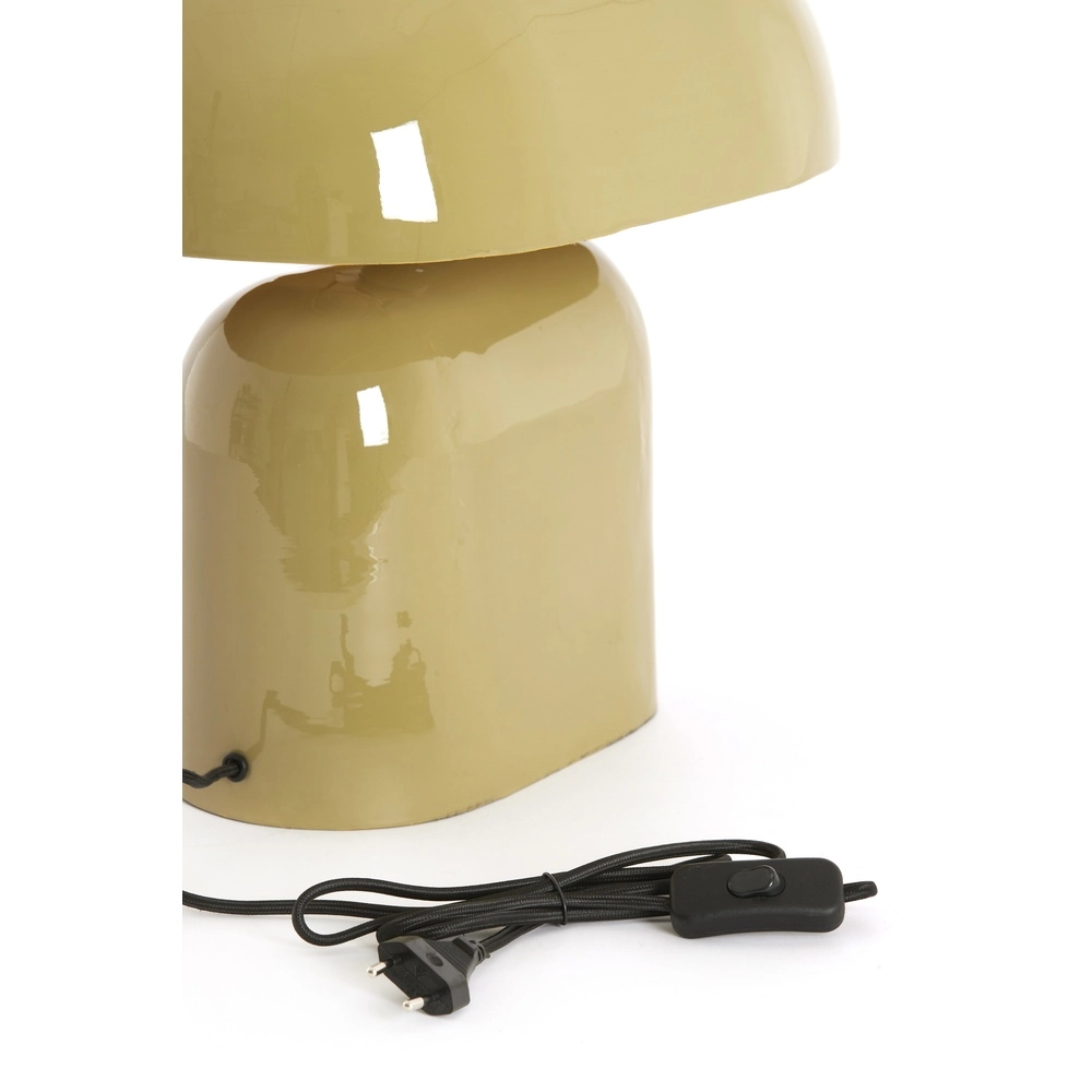 Tischlampe Todd Oval – glänzender Taupe Light & Living 8717807818920