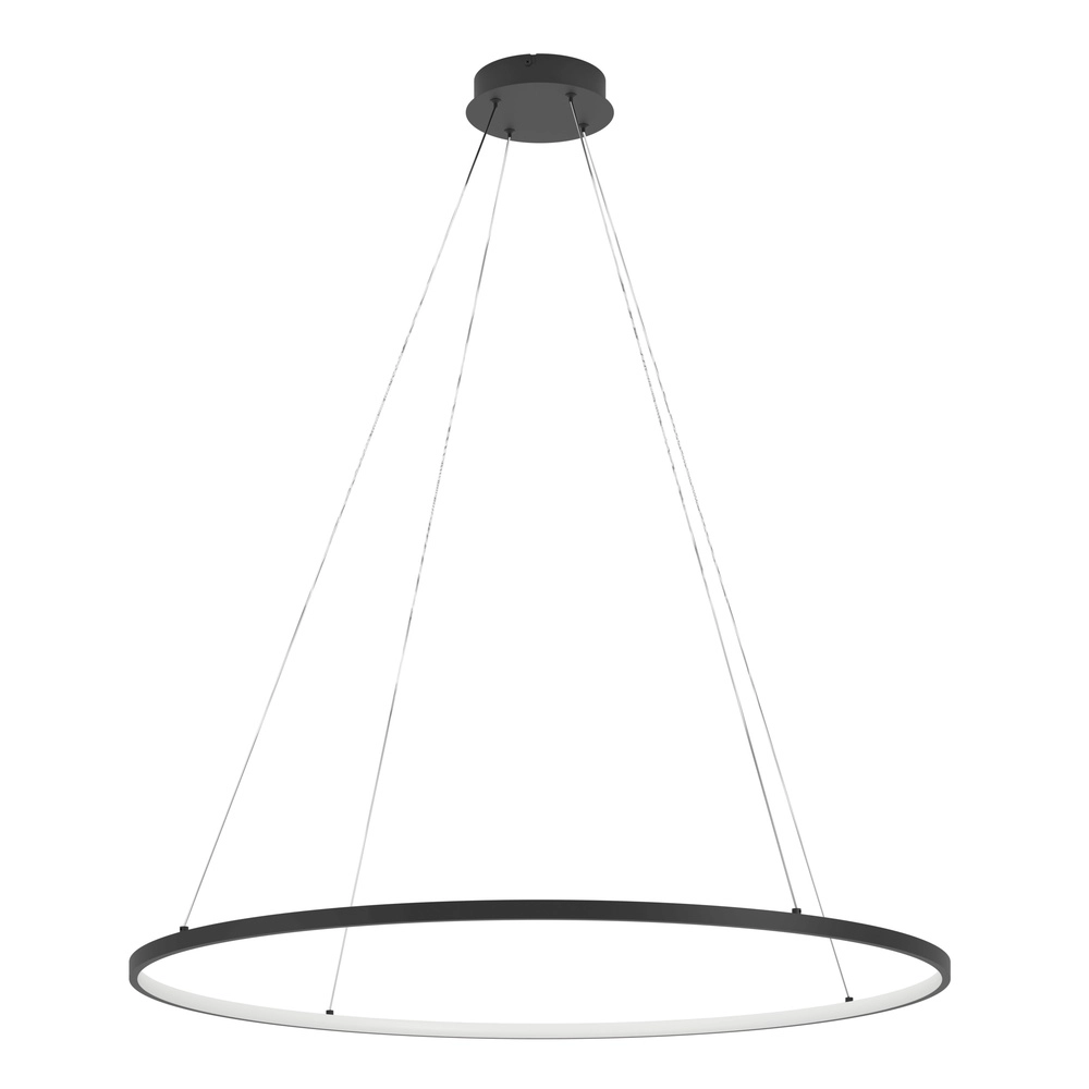 XL LED-Pendellicht Parruta Ø 99cm – schwarz Eglo 9008606315697