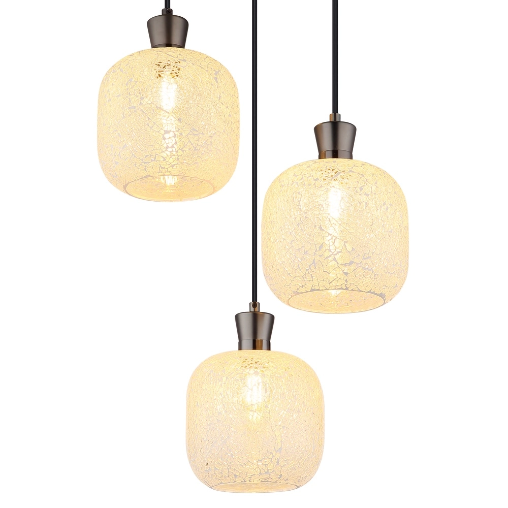 3-Licht Pendellampe Brokana Gunmetal Globo 9007371578467