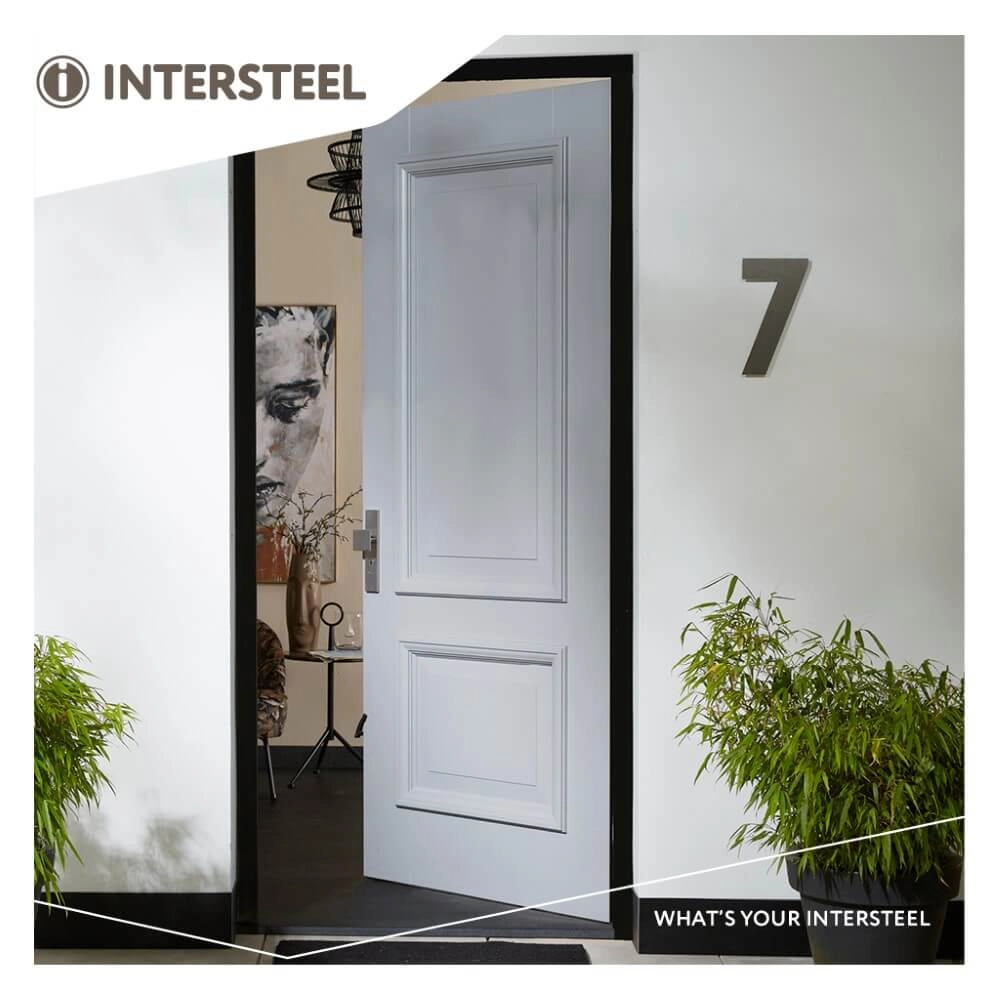 Hausnummer 7 XL Numbra 30cm Edelstahl Intersteel 8714186503140