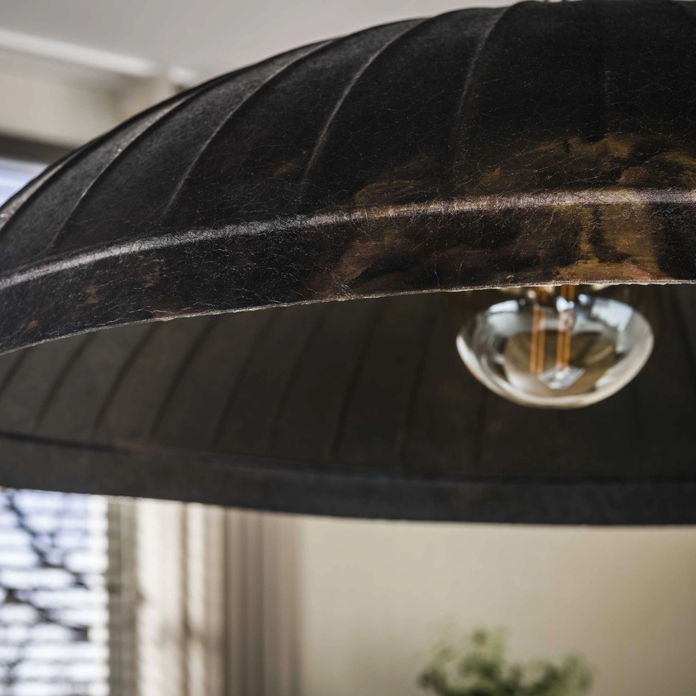 Industrie-Bürolampe Guard Ø 90 cm – geräuchert braun Lyora 8716803511514