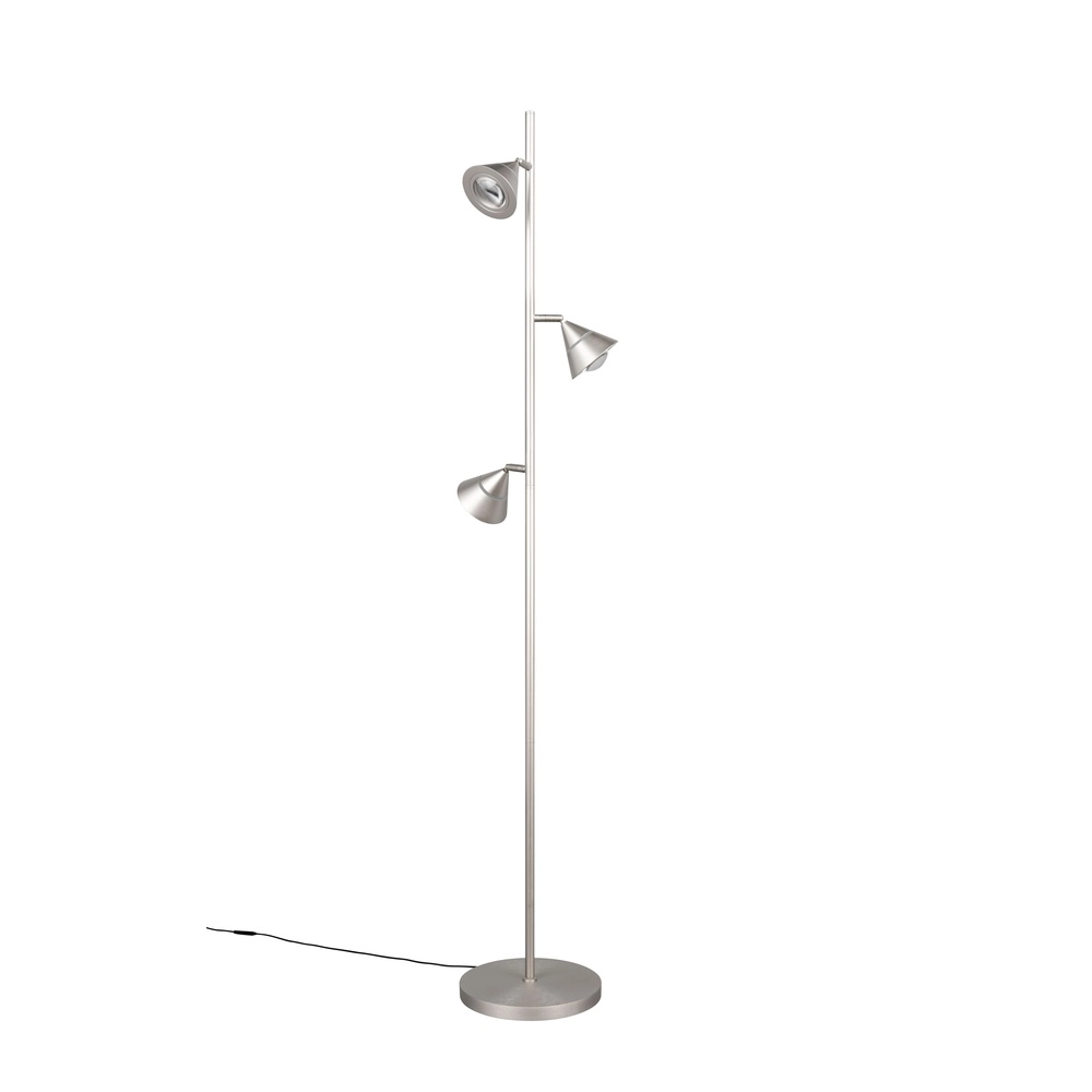 Stehlampe Romeo Nickel Trio 4017807675375