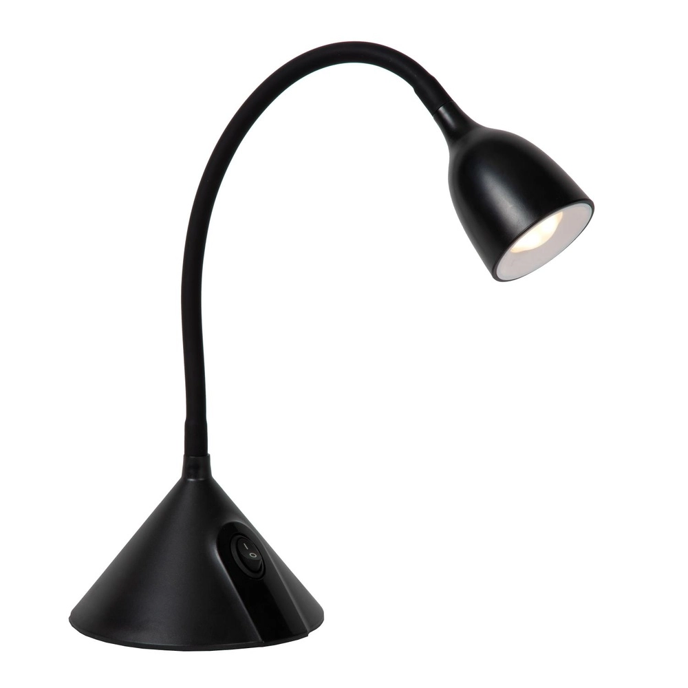 Schwarze Schreibtischlampe Milo LED 3,2W Lucide 5411212185891