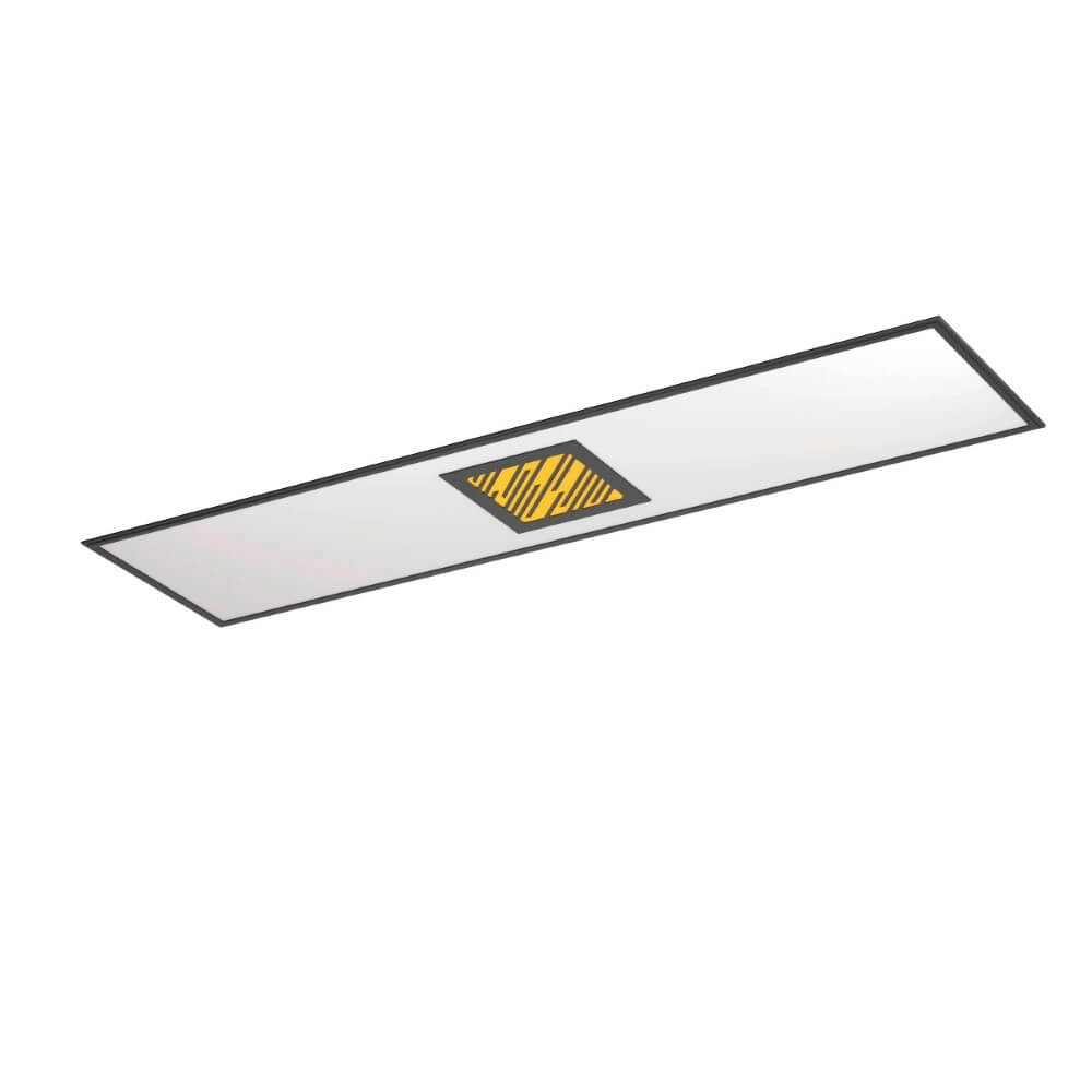 Schwarze LED-Deckenleuchte Bordonara 120x30 Eglo 9008606244744