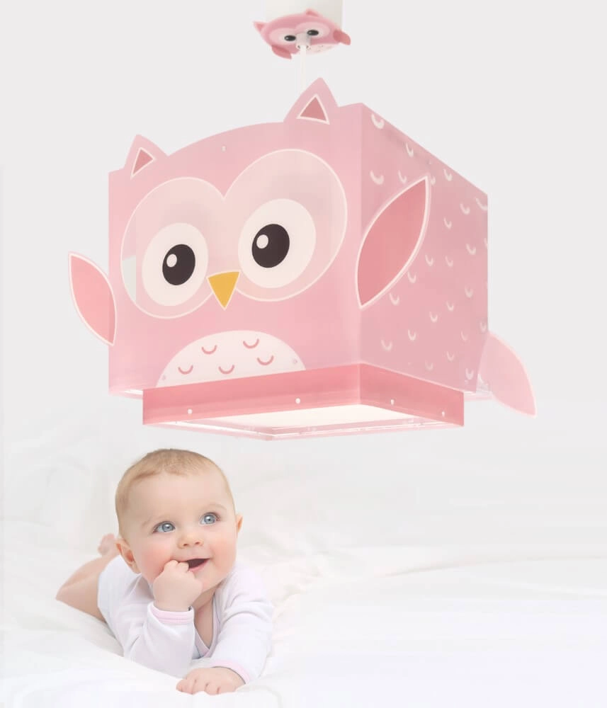 Kinderzimmer-Hängelampe Pink Owl Dalber 8420406002965