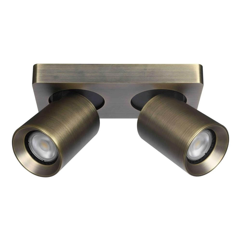 Deckenlampe Megano 2-flammig Antikbronze Artdelight 8720701103276
